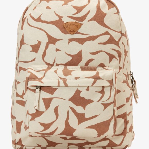Billabong Handbags - Billabong Schools Out Sandalwood 20L Medium Canvas Backpack/NWT